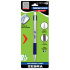 Zebra Bolígrafo G-301 Gel, Punta de Aguja de 0.7mm, Negro/Plata, 12 Piezas  2