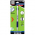 Zebra Bolígrafo G-301 Gel, Punta de Aguja de 0.7mm, Negro/Plata, 12 Piezas - Imagen adicional 1