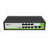Switch ZKTeco Fast Ethernet PE082-120-C, 10 Puertos 10/100Mbps (8x PoE), 2 Gbit/s, 1000 Entradas - No Administrable  1