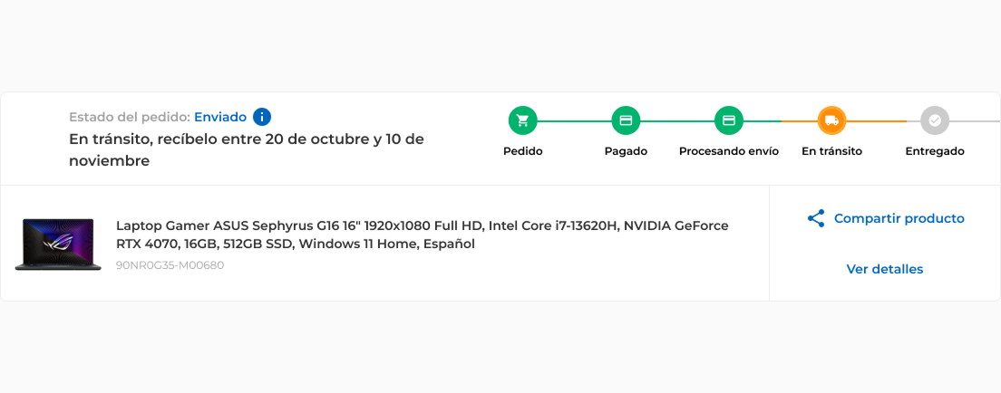 Opciones de Envío y Rastreo en Línea