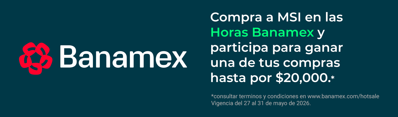 cb horas banamex hot sale 2026