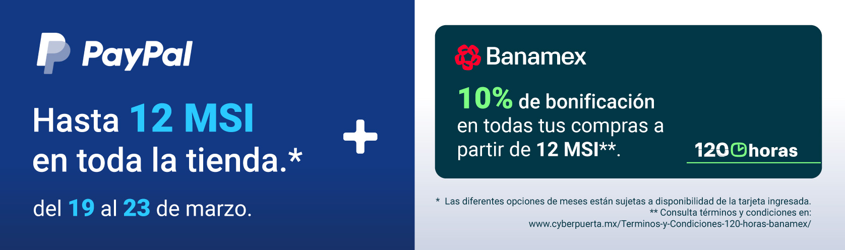 cb 120 horas banamex 2026 Semana MSI