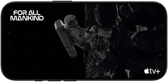 Escena del episodio 1 de la serie de AppleTV+ For All Mankind, titulado Luna roja, en un iPhone 16 Pro