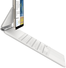 iPad Air conectado a un Magic Keyboard