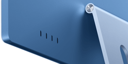 Vista posterior de la iMac que muestra los Puertos Thunderbolt