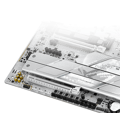 The Strix Z890-A motherboard features SupremeFX audio.