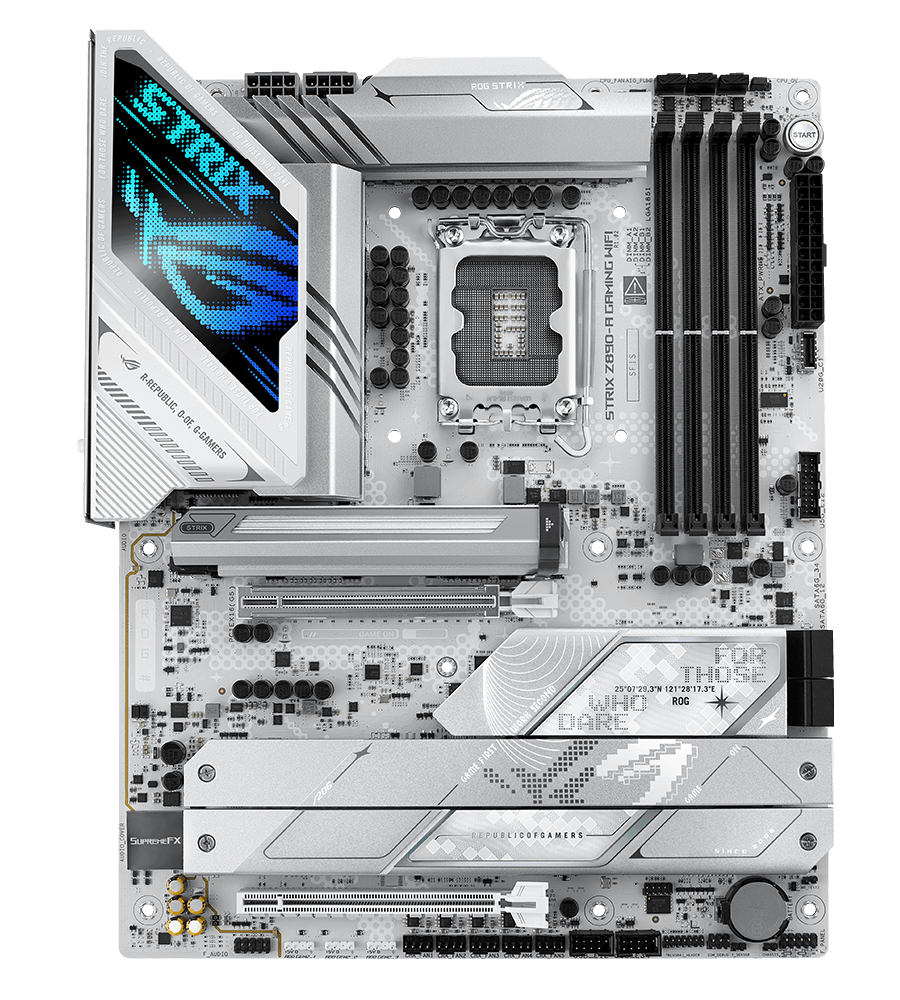 Strix Z890-A fan header locations