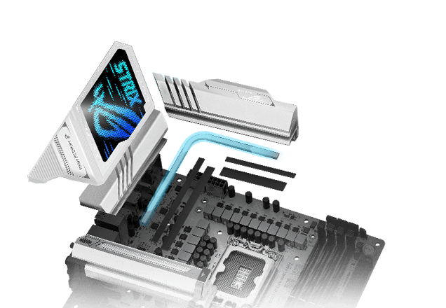 Strix Z890-A VRM cooling design layout