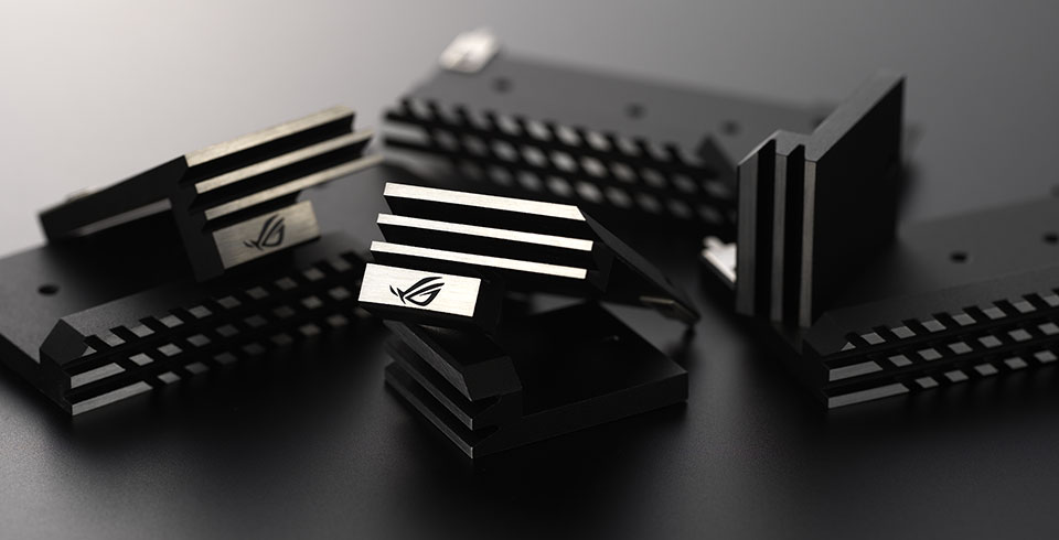 Diseño de los disipadores térmicos ROG