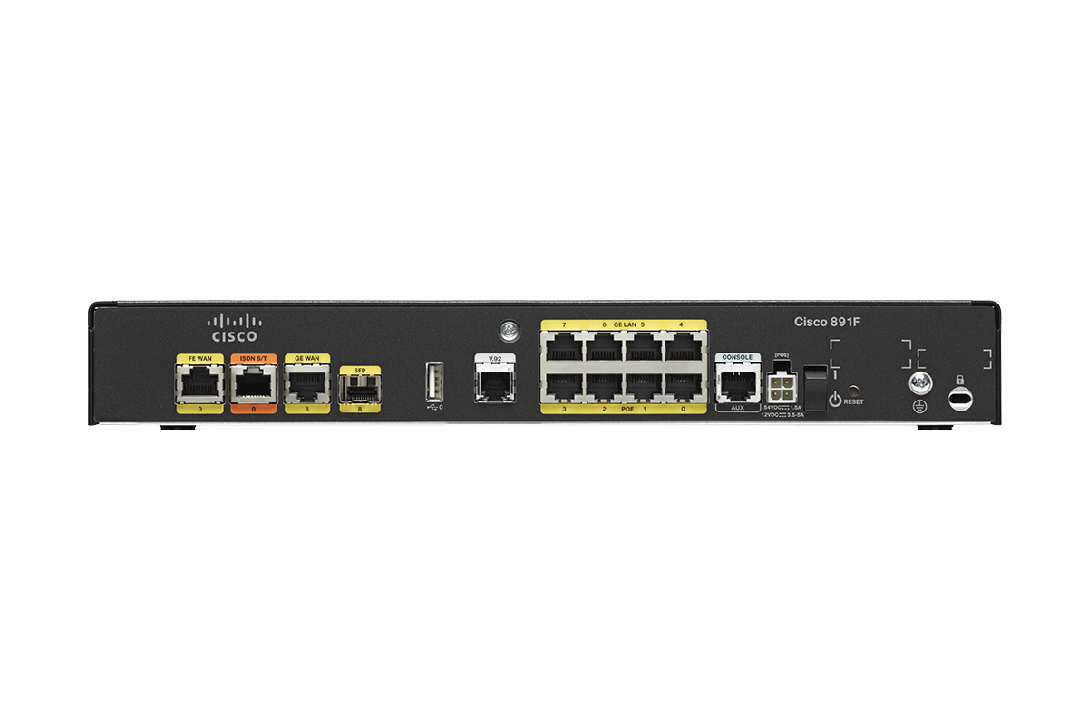 Router de servicios integrados Cisco 891F