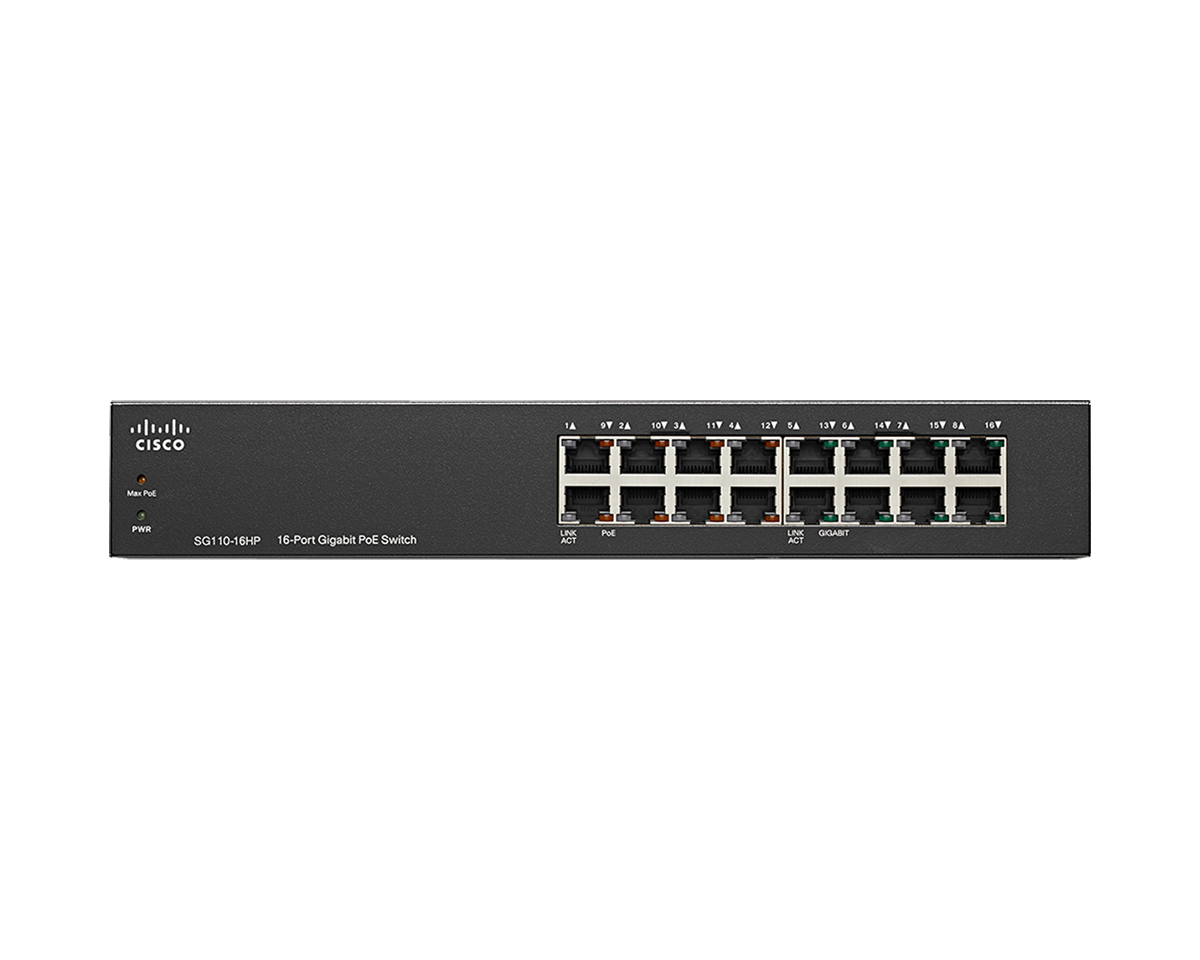 Cisco Switch SG110-16HP
