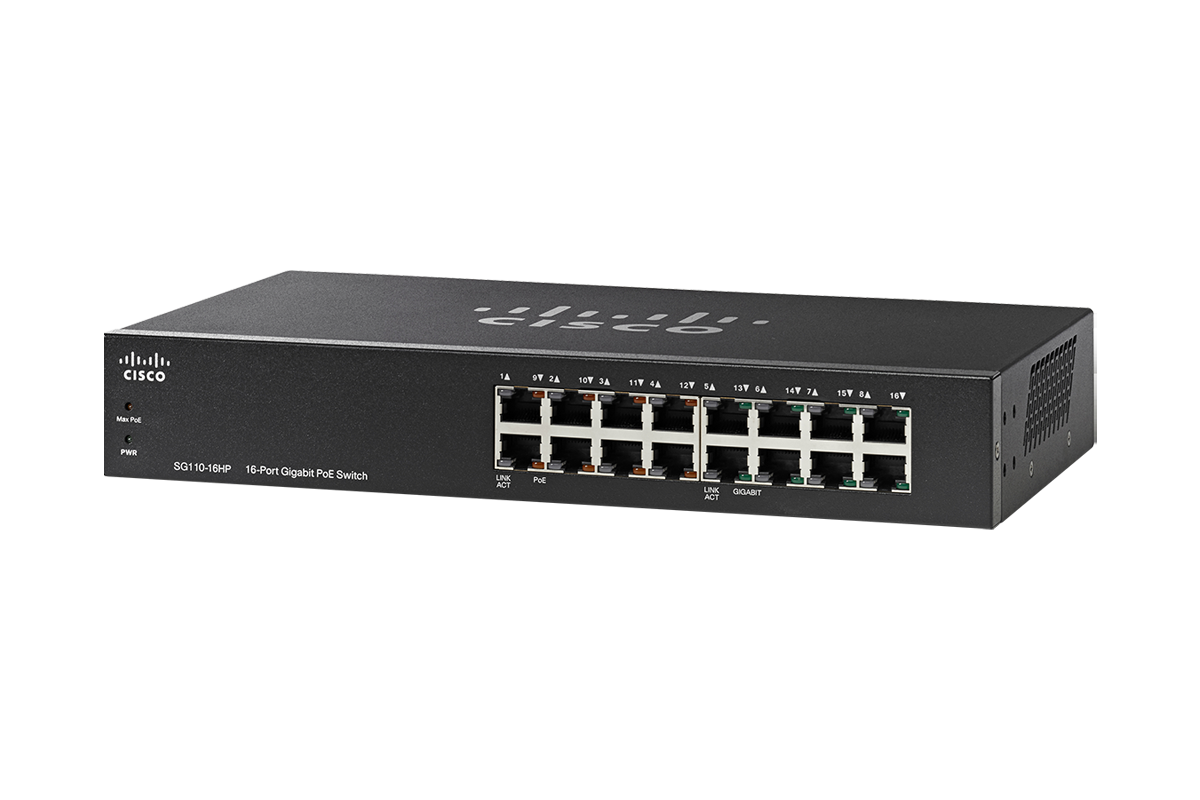 Cisco Switch SG110-16HP