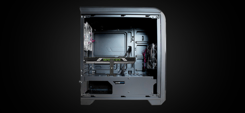 Gabinete Gamer mini ATX GAMEFACTOR CSG500