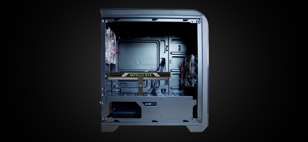 Gabinete Gamer mini ATX GAMEFACTOR CSG500