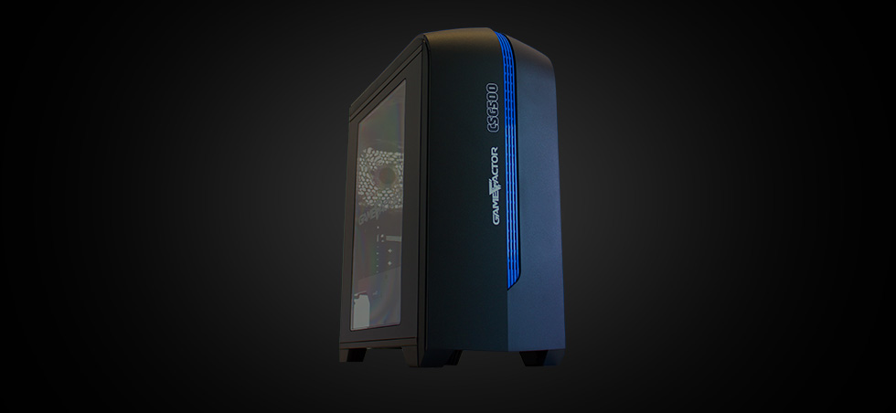 Gabinete Gamer mini ATX GAMEFACTOR CSG500