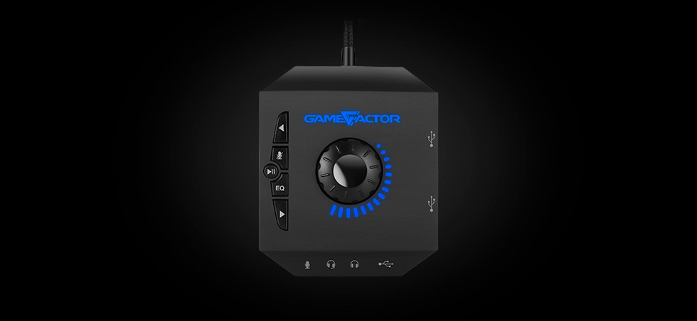 Diadema Gamer de 7.1 canales con vibración GAME FACTOR HSG601