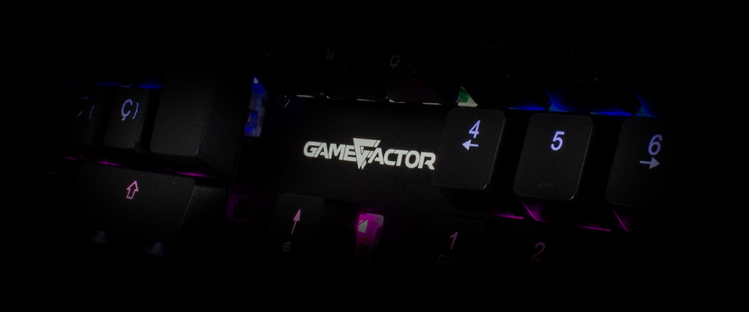 Teclado gamer con macros GAMEFACTOR KBG400