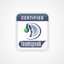 Certificado por Teamspeak.