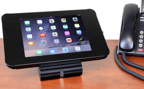 Esta caja para iPad con seguro le permite crear un elegante sistema POS o quiosco interactivo de marketing.