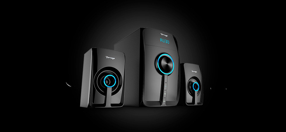 Bocina bluetooth con subwoofer  vorago SPB-300