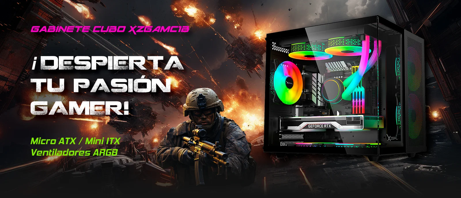 Gabinete Gamer Cubo